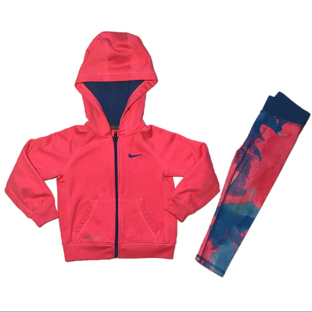 Pink Nike Hoodie & Leggings